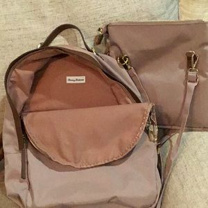TOMMY BAHAMA back pack And small crossover bag